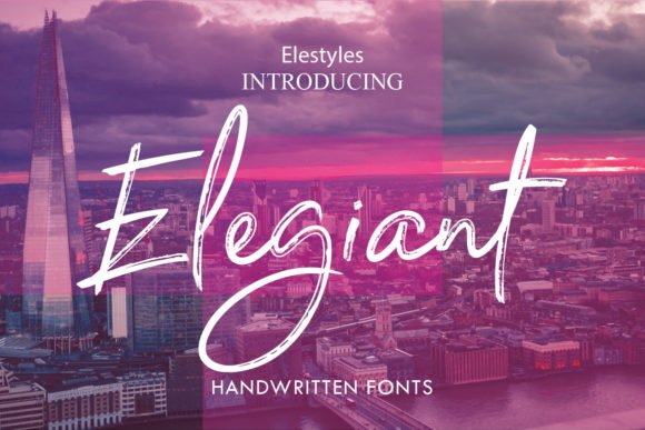 Elegiant Font - Featured Image