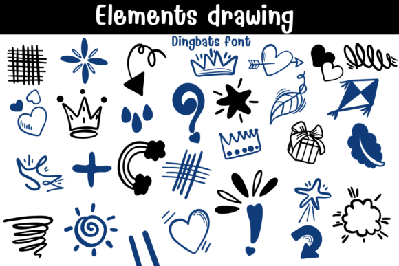 Elements Drawing Font - Featured Image
