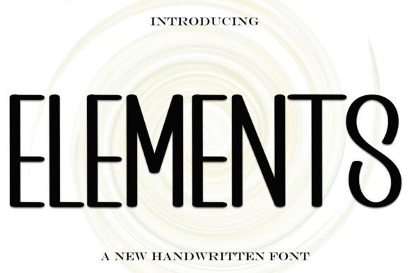 Elements Font - Featured Image