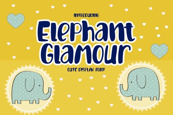 Elephant Glamour Font - Featured Image