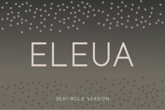 Eleua Semi-Bold Font - Featured Image