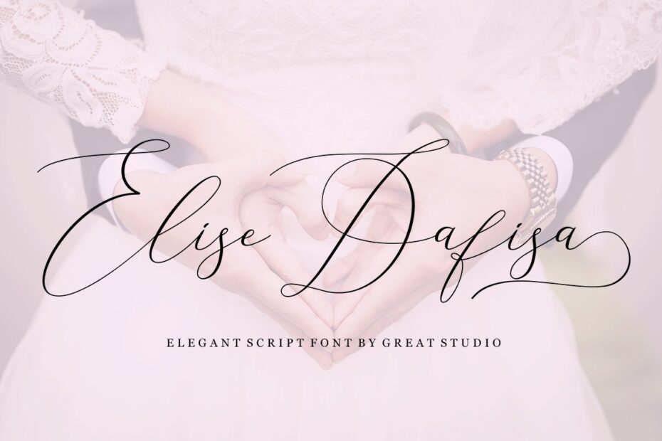 Elise Dafisa Script Font - Featured Image
