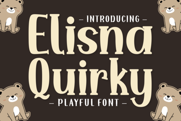 Elisna Quirky Font - Featured Image