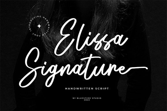 Elissa Signature Font - Featured Image