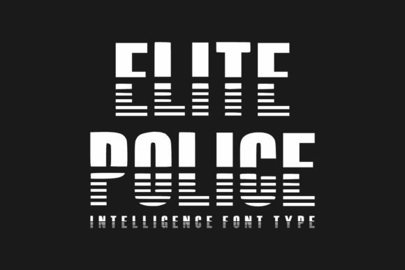 Elite Police Font - Featured Image
