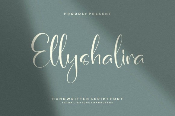 Ellyshalira Font - Featured Image