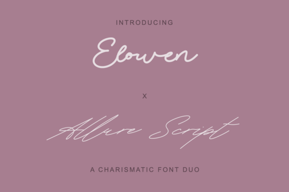 Elowen X Allure Script Duo Font - Featured Image