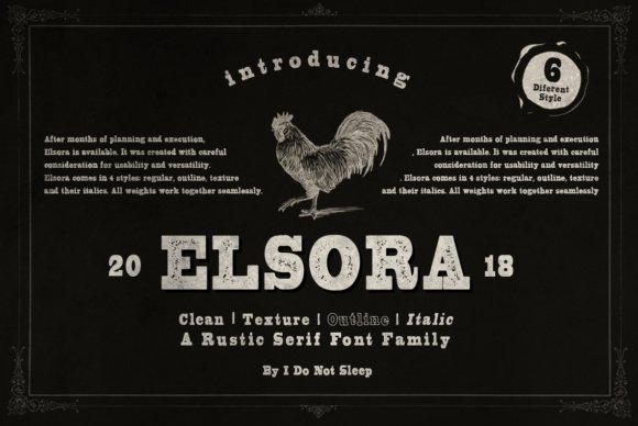 Elsora Font - Featured Image