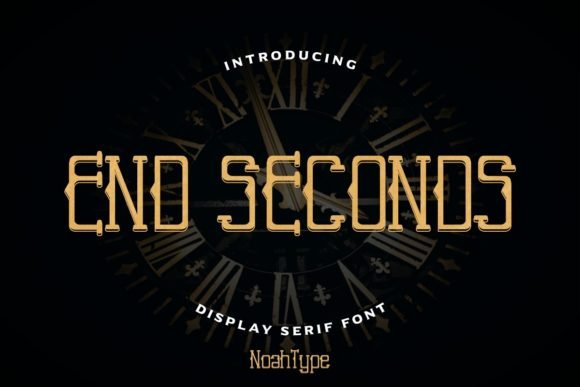 End Seconds Font - Featured Image