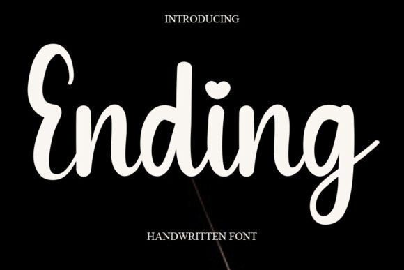 Ending Font - Featured Image