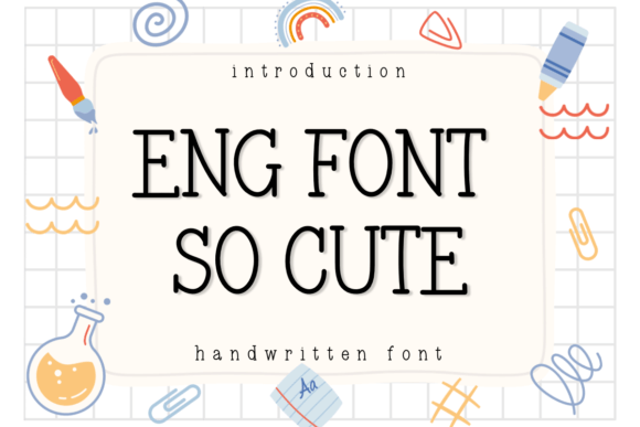 Eng Font so Cute Font - Featured Image