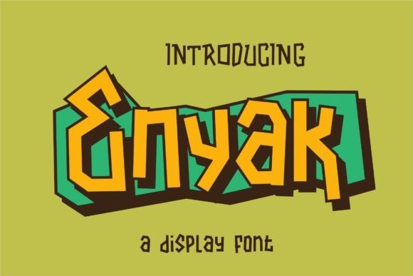 Enyak Font - Featured Image