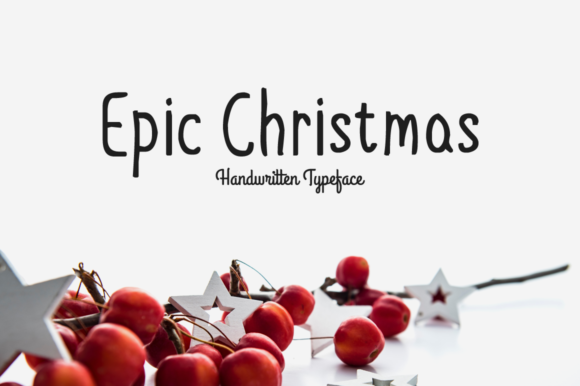Epic Christmas Font - Featured Image