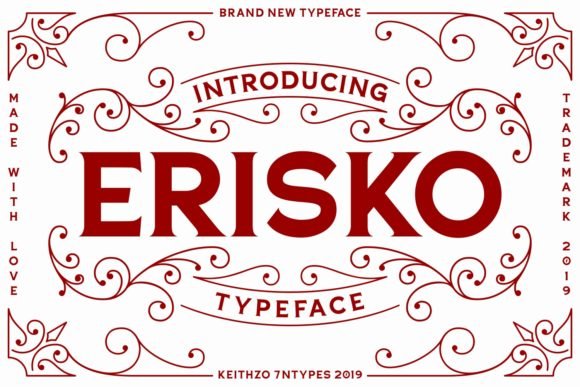 Erisko Font - Featured Image
