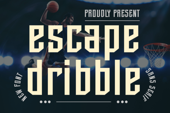 Escape Dribble Font - Featured Image