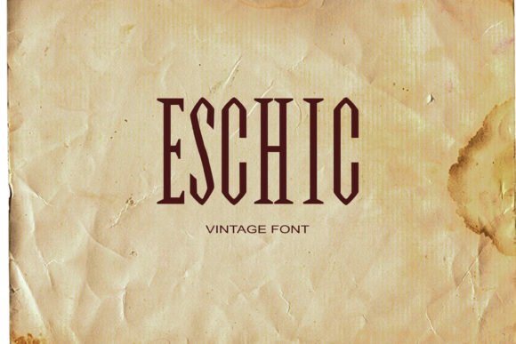 Eschic Font - Featured Image