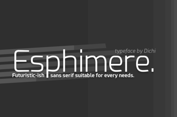 Esphimere Font - Featured Image