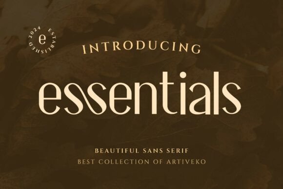 Essentials Font - Featured Image