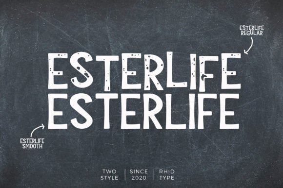 Esterlife Font - Featured Image