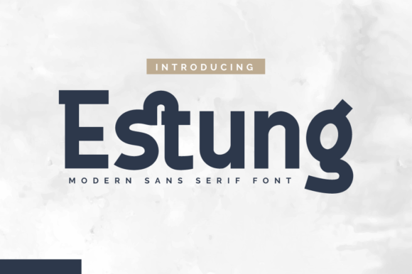 Estung Font - Featured Image