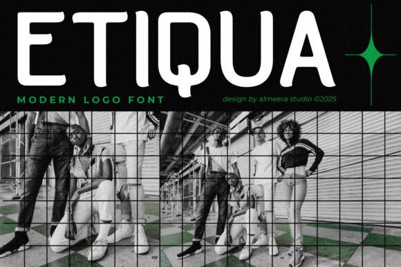 Etiqua Font - Featured Image