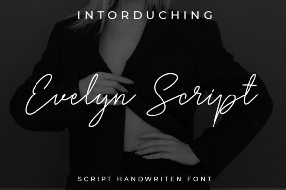 Evelyn Script Font - Featured Image