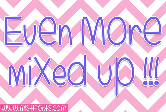 Even More Mixed Up Font - Featured Image