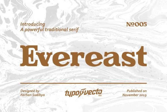 Evereast Font - Featured Image