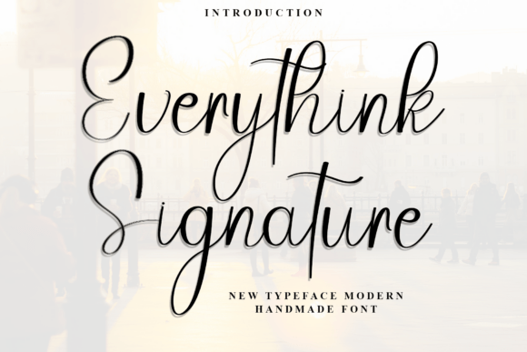 Everythink Signature Font - Featured Image