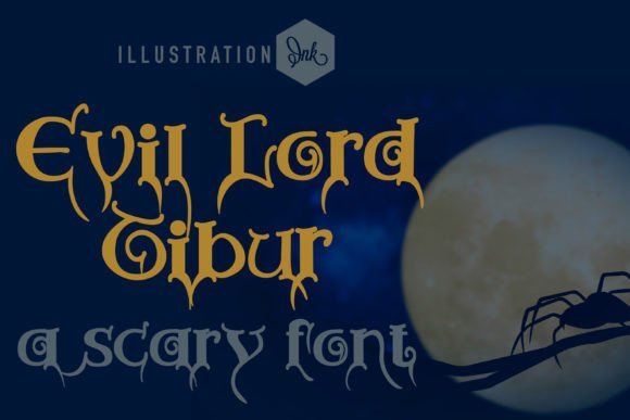 Evil Lord Tibur Font - Featured Image