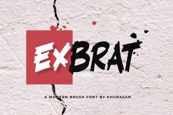Exbrat Font - Featured Image