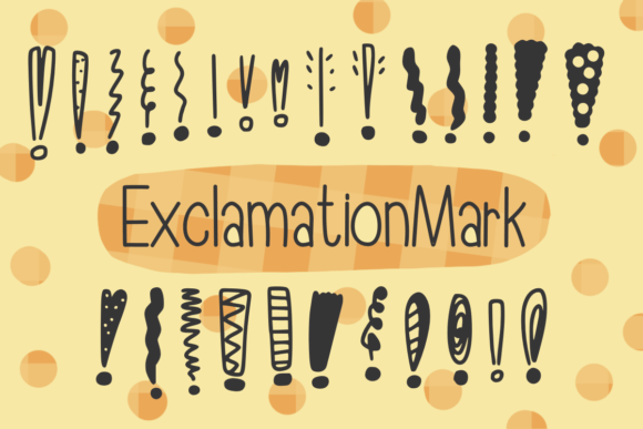 Exclamation Mark Font - Featured Image