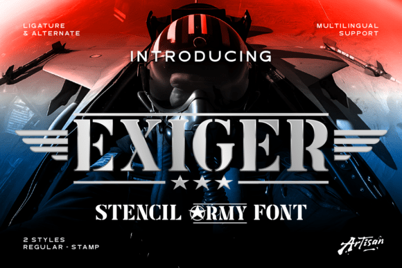 Exiger Font - Featured Image