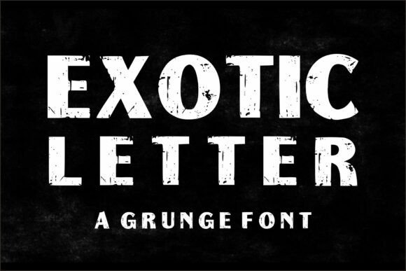 Exotic Letter Font - Featured Image