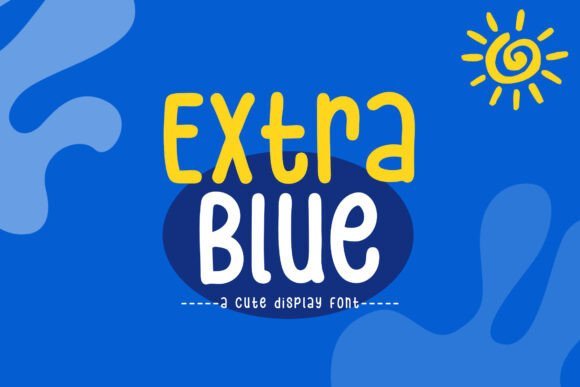 Extra Blue Font - Featured Image