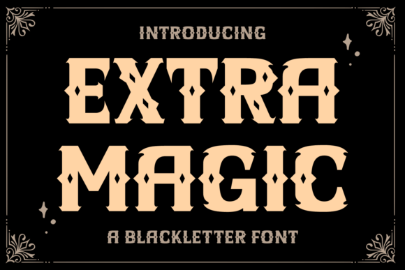 Extra Magic Font - Featured Image