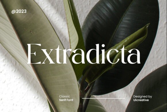 Extradicta Font - Featured Image