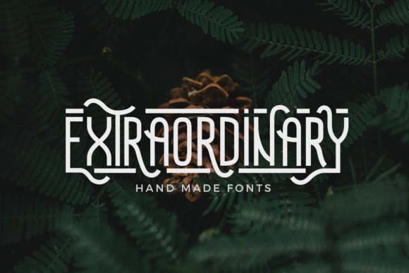 Extraordinary Font - Featured Image