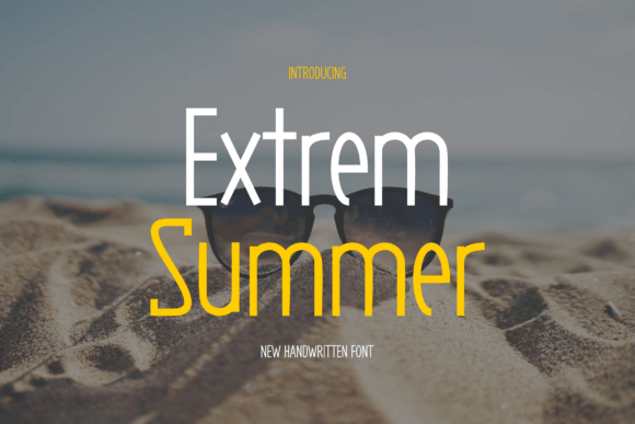 Extrem Summer Font - Featured Image
