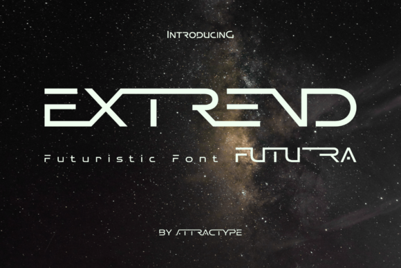 Extrend Futura Font - Featured Image