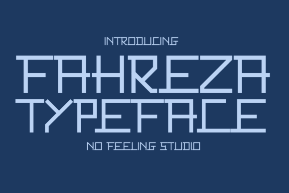 Fahreza Font - Featured Image