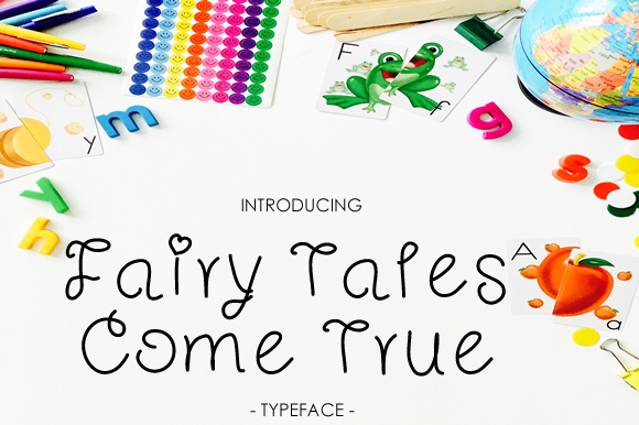 Fairy Tales Come True Font - Featured Image