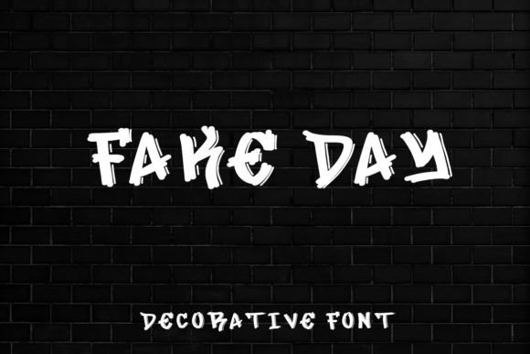 Fake Day Font - Featured Image