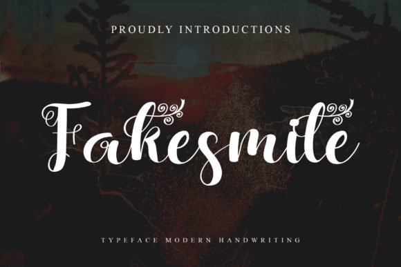 Fake Smile Font - Featured Image
