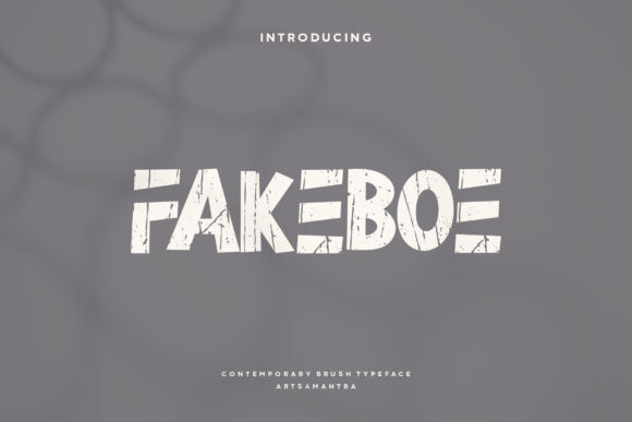 Fakeboe Font - Featured Image