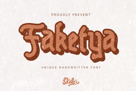 Faketya Font - Featured Image