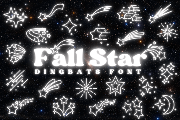 Fall Star Font - Featured Image
