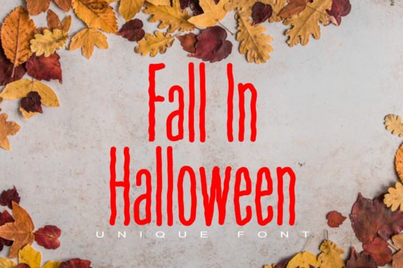 Fall in Halloween Font - Featured Image