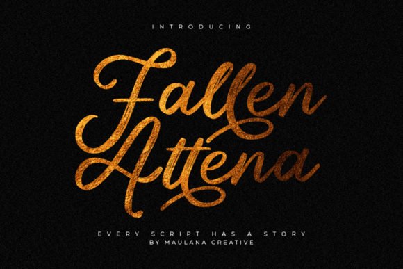 Fallen Attena Font - Featured Image