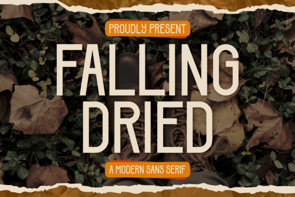 Falling Dried Font - Featured Image